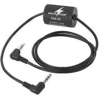 Monacor FGA-35 stereo jordisolator med Minijack stik | PRIS-MATCH