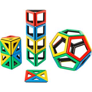 MAG Polydron | Sæt m. ekstra figurer | 48 dele