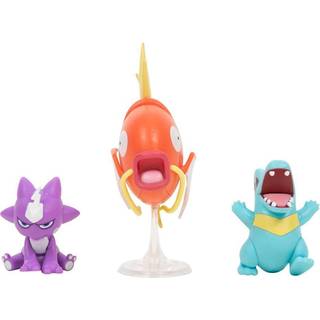 Totodile, toxel, magikarp 5 cm figurer - Pokemon