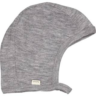 Marmar Hoody Hjelm Grå Meleret i Uld Rib - Str. 4m 62cm