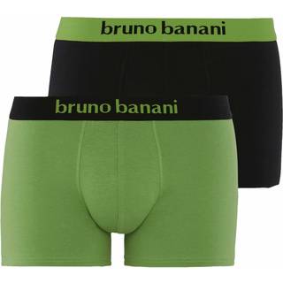 bruno banani Herren Shorts blau,schwarz Baumwolle & Mix unifarben