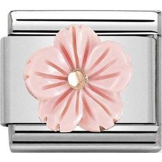 Nomination Pink + Rose Gold Flower Charm