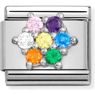 Nomination Classic - Composable Classic - Regenbogen Blume - 330322/05 - silber