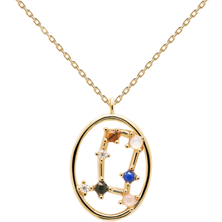 PDPAOLA Gemini Halskæde 18 kt. Forgyldt Sølv CO01-346-U - Dame - 925 Sterling Silver