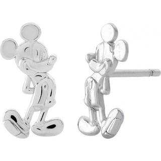 Disney Silver Mickey And Minnie Enamel Stud Earrings - 14mm - F6713