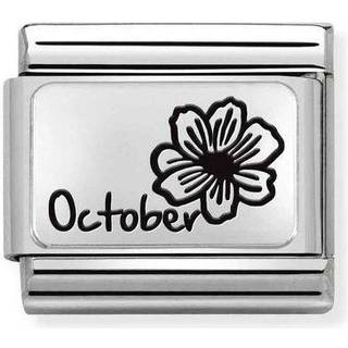 Nomination October Birth Flower Charm - Silver