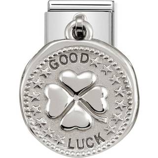 Nomination Silver shine Good Luck Charm - Stainless Steel