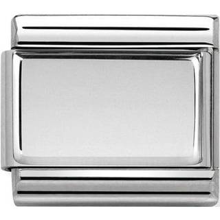 Nomination Silver Engraving Plate Charm