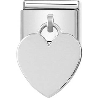 Nomination Silver Heart Engraving Charm