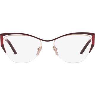 Prada Kvinde PR 63YV 13A1O1 Optiske stel Metal Rød Transparent Sommerfugl Normal