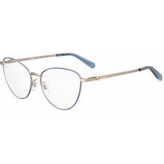 Moschino Love MOL587 MVU 55 Briller Kvinder Blue - Blue Gold - 55mm