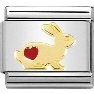 Nomination Rabbit Heart Charm - Red