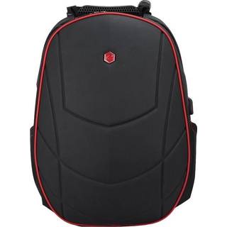 BestLife Assailant 17" Gaming Backpack. Sort/Rød.