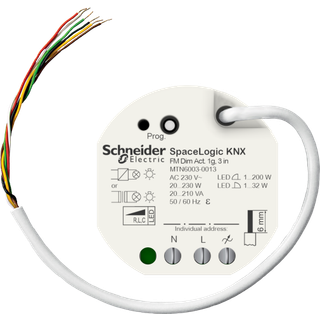 Schneider Spacelogic knx lysdæmp (1xo/3xi), indbyg