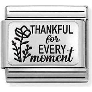 Nomination Thankful For Every Moment Charm - Stainless Steel - Silver