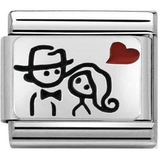 Nomination Silvershine Couple Heart Charm