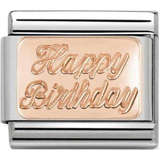 Nomination Rose Gold Happy Birthday Charm