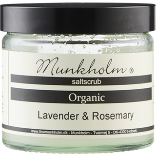 Munkholm Organic Saltskrub, Lavendel og Rosmarin 300 g.