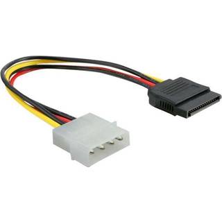 DeLOCK power cable - SATA power to 4 PIN internal power - 15 cm