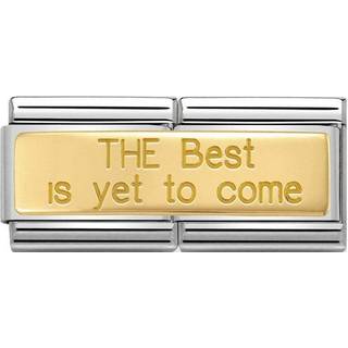 Nomination The Best Is Yet To Come Double Charm - Stainless Steel - Gold