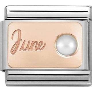 Nomination Rose Gold June Pearl Charm