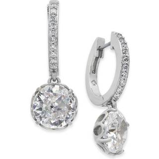 Kate Spade New York Silver Sparkle Huggie Earrings