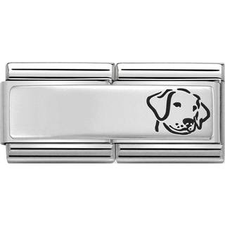 Nomination Silver shine Double Dog Charm