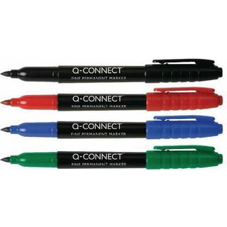 Q-connect permanent marker 1mm 10stk