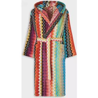 Missoni Bath Linens - 'Giacomo' hooded bathrobe, multicolor in MULTICOLOUR 100% CO