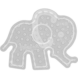 Hama Maxi, stiftplade, lille elefant, transparent [Levering: 1-2 dage]