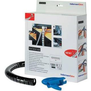 Hellermann Spiralslange 2M sort hwpp25l2