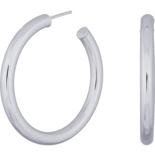 Nordahl Jewellery - SIMPLE52 Hoops i forgyldt sølv (Ø25)**