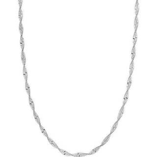 Nordahl Jewellery - LUX52 twistet halskæde i sølv