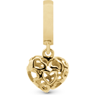 Christina Collect sølv charms - Heart Beat Love**