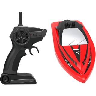 Syma Q5 Galaxy fjernstyret båd med dobbel motordrift og genopladeligt batteri - 23 cm lang