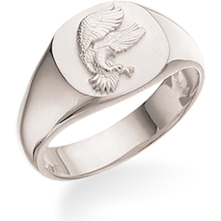 Scrouples Signet Ørn Sterling Sølv Herrering 791272