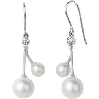 Coco Cherry Sterling Sølv Øreringe fra byBiehl med Ferskvandsperler