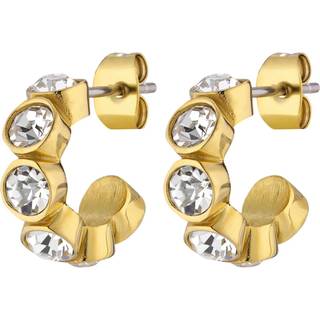 DYRBERG/KERN JENNA ØRERING 380092 (Gold, Crystal, ONESIZE)