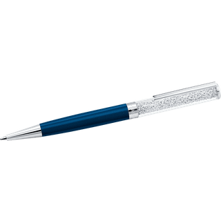 Crystalline Kugelschreiber, Blau, Blau lackiert, verchromt