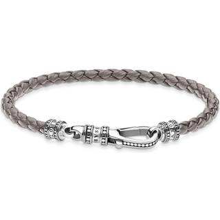 Thomas Sabo Lederarmband - A2012-682-5-L19 - grau