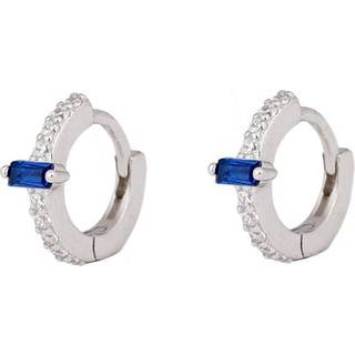 A Lemon Story Grace Medi Hoops Blue Sterling Sølv Øreringe