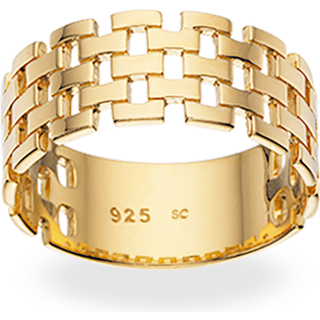 Scrouples Ring i Forgyldt Sølv 726242