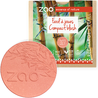 Zao Ansigt Rouge & Highlighter Refill Compact Blush Nr. 323 Dark Purple 9 g () - 9 g