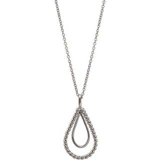 Rhodineret Sølv Vedhæng fra Heiring med Braided Pendant