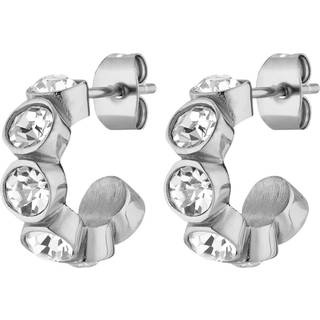 DYRBERG/KERN JENNA ØRERING 380091 (Silver, Crystal, ONESIZE)