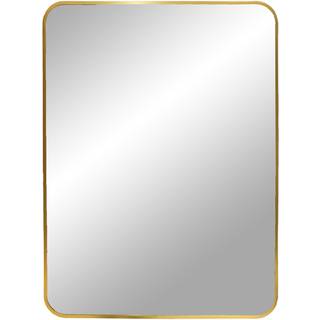 Spejl med ramme i sort 50x70 cm - 4001540