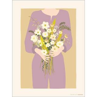 Tilbud: Spar 75% - Garden Girl - Plakat 30x40 cm fra ViSSEVASSE