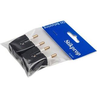 Stikprop flad u/jord sort 2 stk.