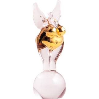 Gylden engel H 14cm - Kosta Boda