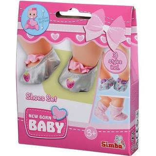 Simba New Born Baby Dukkeklæder 3-Par Sko